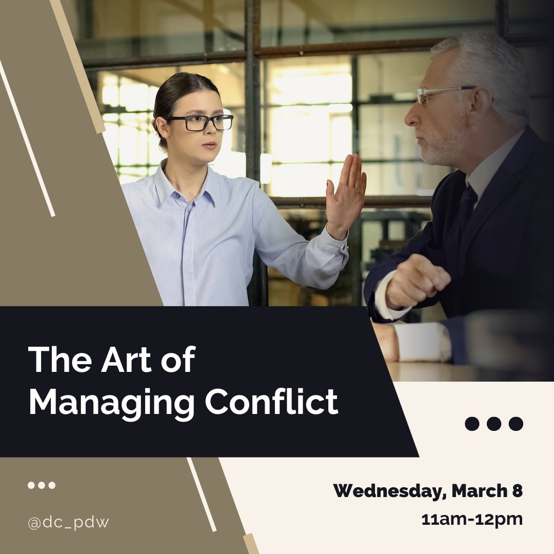 REMINDER!
Date: Wednesday, March 8
Time: 11:00a.m - noon
Location: Links provided upon registration

Registration: eventbrite.ca/e/the-art-of-m…

If you have any questions prior to the session, please contact Victoria Kayode. 
#Durhamcollege #Professionaldevelopment