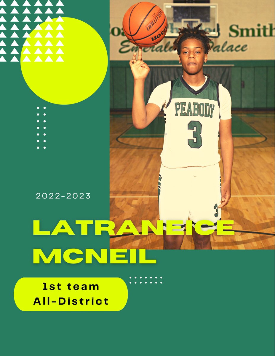 🚨District 2-4A 1st Team 

LaTraNeice McNeill… Missed her 1st 2 years from ACL injury and came back ready. 
13pts 3rbs 3stls 
High Volume shooter on most nights and can defend well 🔑

📝Other Accolades
4.0 GPA
21 ACT
All-Star Game

@LgrBasketball <a href="/LSL_Sportsline/">Louisiana Sportsline</a>