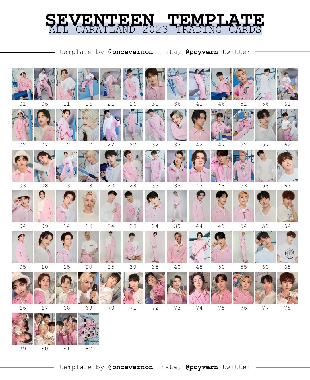 SEVENTEEN - caratland まとめ売り bella على X: 