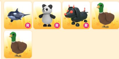 gholify's tweet photo. @PlayAdoptMe @Jazwares trading adopt me pets

lf: upgrades

no cross trading + i dont offer

ignore = nty

#adoptmetrades #adoptmetrading #adoptmeoffers #adoptmegiveaway #adoptmeoffering #adoptmetrade #adoptmetrader #adoptme https://t.co/MWqeNMNEmj