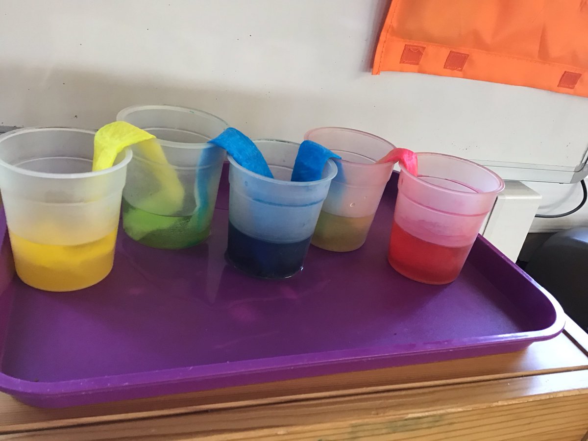 bspsofficial's tweet photo. After our visit from Professor Crankpot we did our first science experiment. Walking water!#bspsScience #bspsreception https://t.co/NRqgBM1JLt