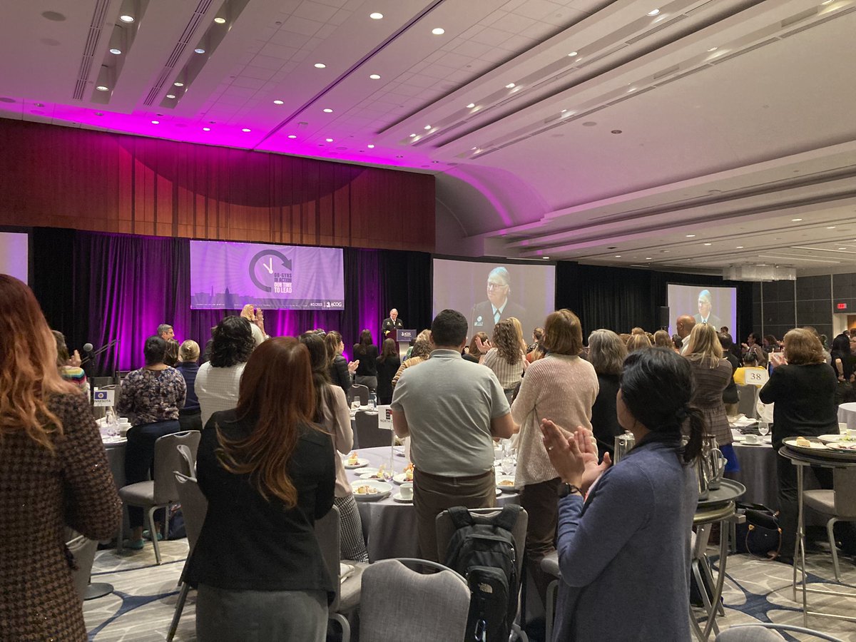 Standing ovation for <a href="/HHS_ASH/">Assistant Secretary for Health</a> #CLC2023 <a href="/ACOGAction/">ACOG Action</a>