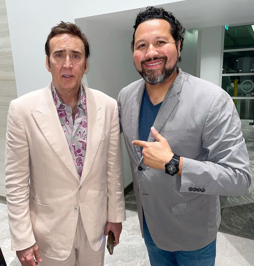 amosjunior84's tweet photo. (March 5, 2023) #CityOfMiami #DowntownMiami #MiamiDadeCollege presents #MiamiFilmFestival #40thAnnual #MFF40 #305Day I welcome To Miami, my brother, Actor #TheOneAndOnly #NickCage #NicolasCage #AwesomeSpeech #VeryHumble #HonoringAward #SoMiami #MiamiMike #ScullSistersGrandson https://t.co/JTAR32nAC9