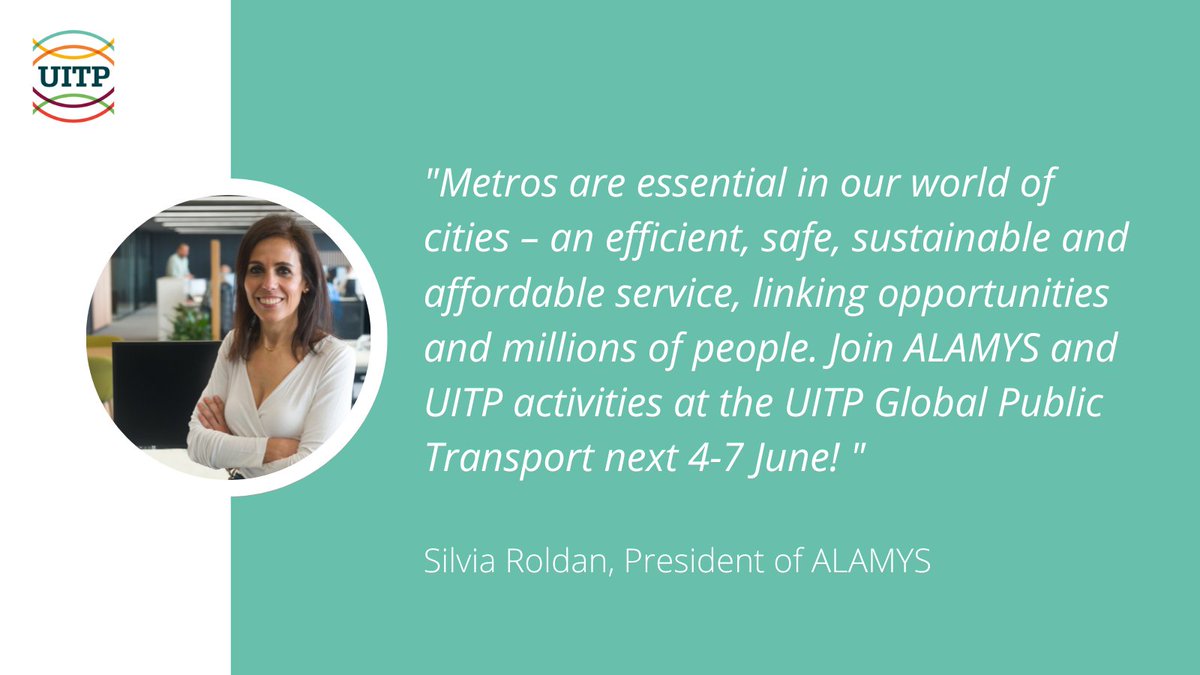 🤝 <a href="/ALAMYSoficial/">ALAMYS</a> and <a href="/atucsemueve/">Atuc Movilidad Sostenible</a> will join UITP at the Global Public Transport Summit from 4 - 7 June. We are very excited to see more of the public transport family join us from across the globe in #Barcelona ☀️

#UITP2023