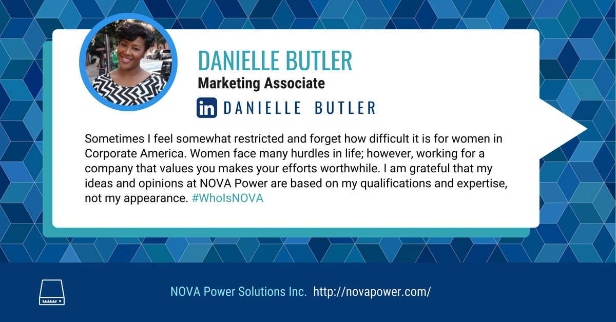 We encourage our staff to show up as their full selves to reach their full potential. We are a dynamic team who encourages collaboration and welcomes new ideas. #WhoIsNOVA #womenempowerment #womeninbusiness #womenshistorymonth #SmallBusiness