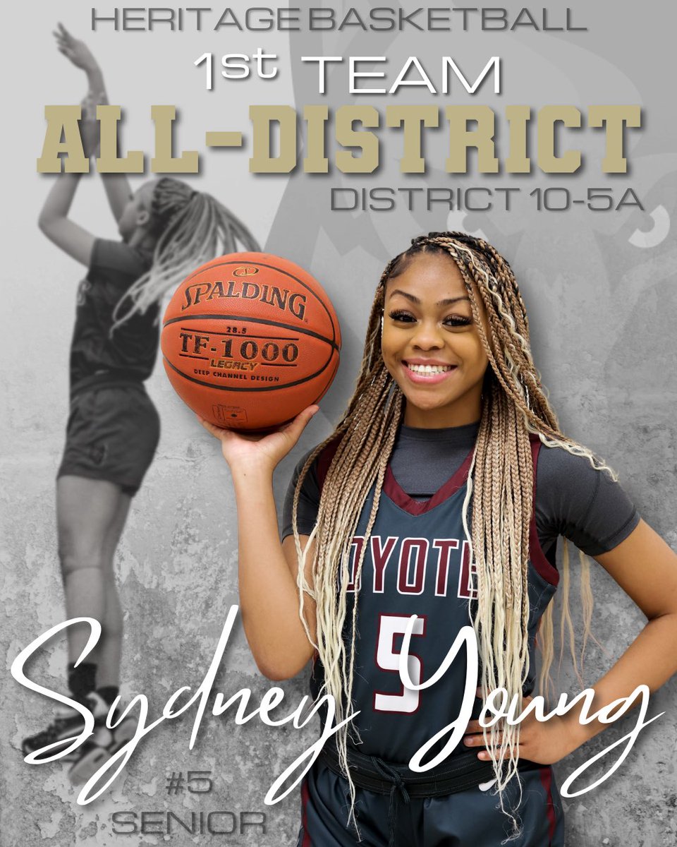 CONGRATULATIONS to senior <a href="/SydneyYoung2023/">Sydney Young</a> for earning FIRST TEAM ALL-DISTRICT!
