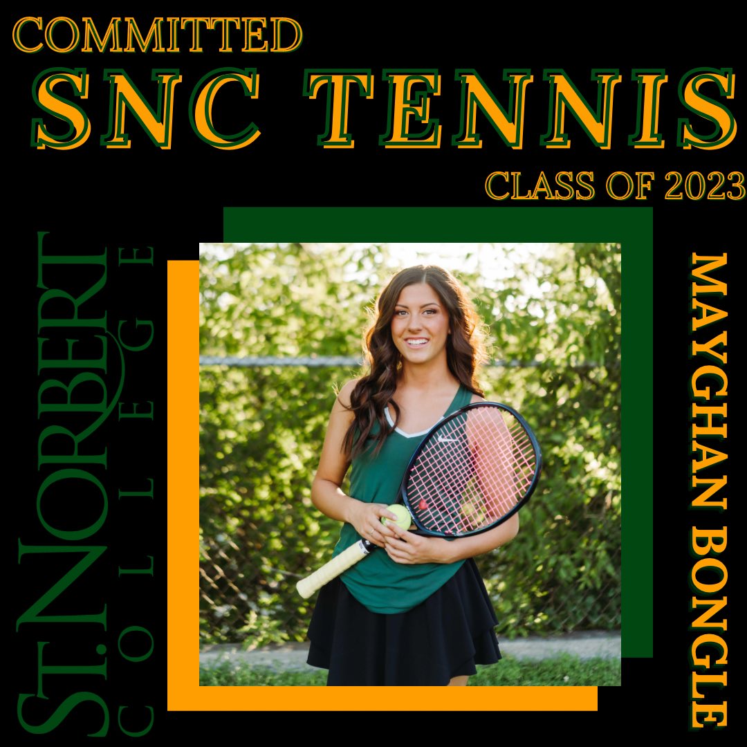 mkbongle's tweet photo. I am very excited to announce my commitment to further my academic and athletic career at St. Norbert College!💚💛 I would like to thank my family, friends, teachers, teammates, and coaches for all the support to get me to this point!! GO KNIGHTS!💚💛⚜️ https://t.co/NolXY4kDYp