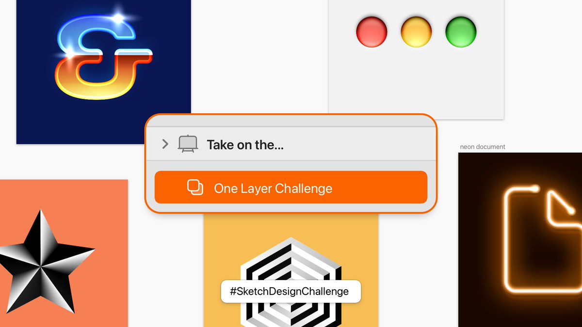 sketch's tweet image. 🚨 We&apos;re teaming up with @marcedwards to bring you a new design challenge! Here&apos;s the brief 👇

🏆 Create a unique design using ONE layer. Share the link with us and use #SketchDesignChallenge by March 17 and you could win swag and a HomePod mini!

🔗 skt.ch/OneLayerChalle…