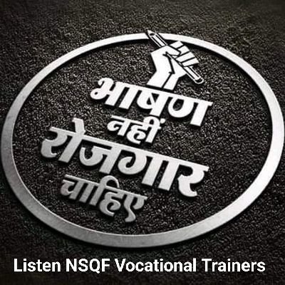 @MSDESkillIndia @narendramodi @PMOIndia @NSDCINDIA @mygovindia @PIB_India @dpradhanbjp @Rajeev_GoI @DGT_MSDE @PTI_News @PibSkill #NSQF #Vocational #Trainers

Who are giving #skill #education in #Government #Schools are surviving

From 8 Years
#Noincrements
#NoJobSecurity

#PostGraduates are equal to 4th Class #Contracted #Labours

@LtGovDelhi @gupta_iitdelhi @cbseindia29 @Dir_Education