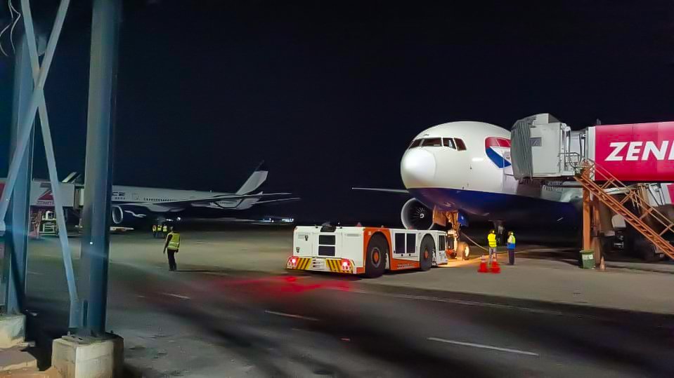 11 years flying the little Blue Bird 🐦🎉. Speedbird British Airways Boeing 777 Flight BA74 on pushback for departure from Lagos to @HeathrowAirport. Thank you @Twitter. Keep Pushing!

📸 Adedayo Akinyemi
#MyTwitterAnniversary 
#AirportTwitter #LagosAirport
#MondayMotivation