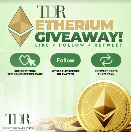 We're giving away up to 1⃣ #ETH to a lucky follower!

The more retweets, the bigger the prize!💰

0-199 = .25 ETH 
200-499 = .50 ETH
500-999 = .75 ETH
1000+ = 1 $ETH

✅ Follow
@thedalesreport
 
✅ Like this tweet
✅ Tag 3 friends in the comments

Contest ends March 13th, 2023 ⏰