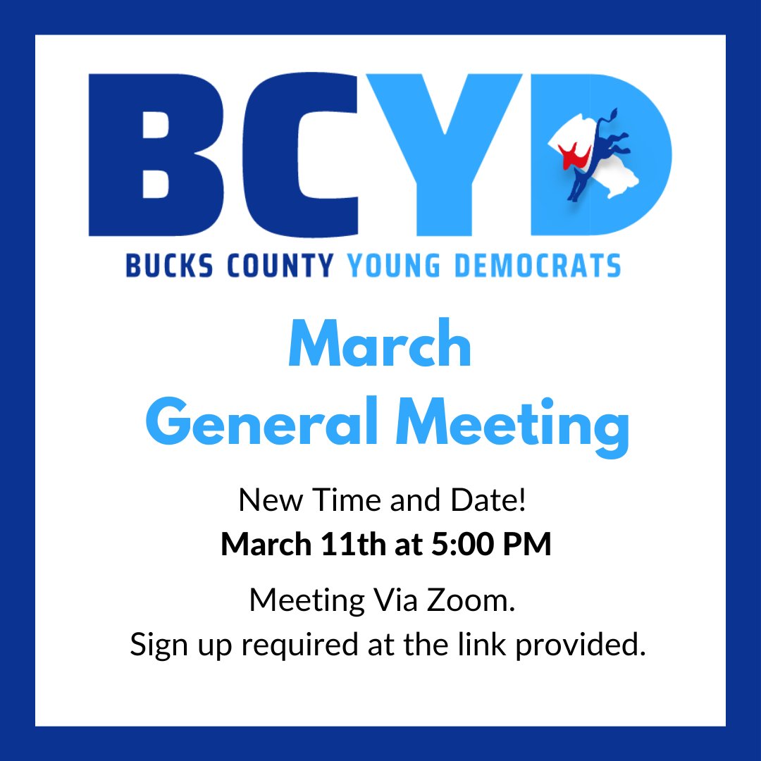 Our next meeting is this Saturday, March 11th at 5:00 PM. Register for the Zoom call at zoom.us/meeting/regist…