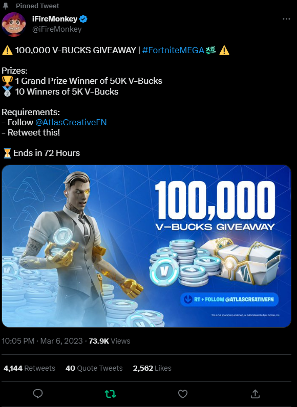 XFlicky's tweet photo. @firemonkey @AtlasCreativeFN https://t.co/gmDcXBFaDk