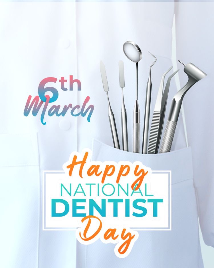 Happy dentist day to me to all d dentist
#DentistDay