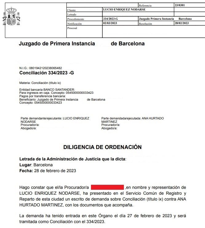 lucio_enriquez's tweet photo. ¿Quién quería verla con nombre y apellidos?
Aquí tienen, inicio del proceso de conciliación por la vía penal a Ana Hurtado Martinez en Barcelona… ANA HURTADO MARTÍNEZ! Te dije que conmigo te equivocaste! https://t.co/yuTD4fgqpb