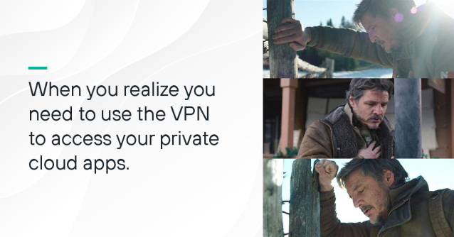 WeShallAWS's tweet photo. For those out there still using VPNs, there's a better way. #ForcepointONE #novpn #cybersecurity https://t.co/6PwYt6JRKX https://t.co/7coQ4JwLWu