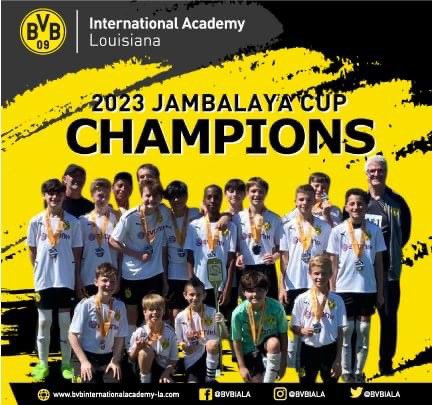 Congratulations to our 09 Boy's on winning the Jambalaya Cup championship n their respective division.  Well done boys, keep up the hard work!