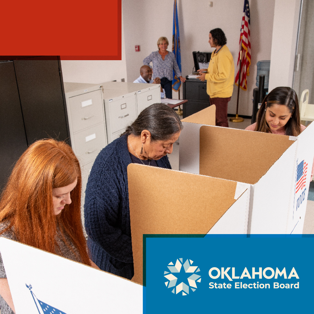 You still have plenty of time to get out and vote! The polls are open until 7 p.m. tonight. 

Check the OK Voter Portal and verify your polling place and view a sample ballot before heading out: oklahoma.gov/elections/ovp.…