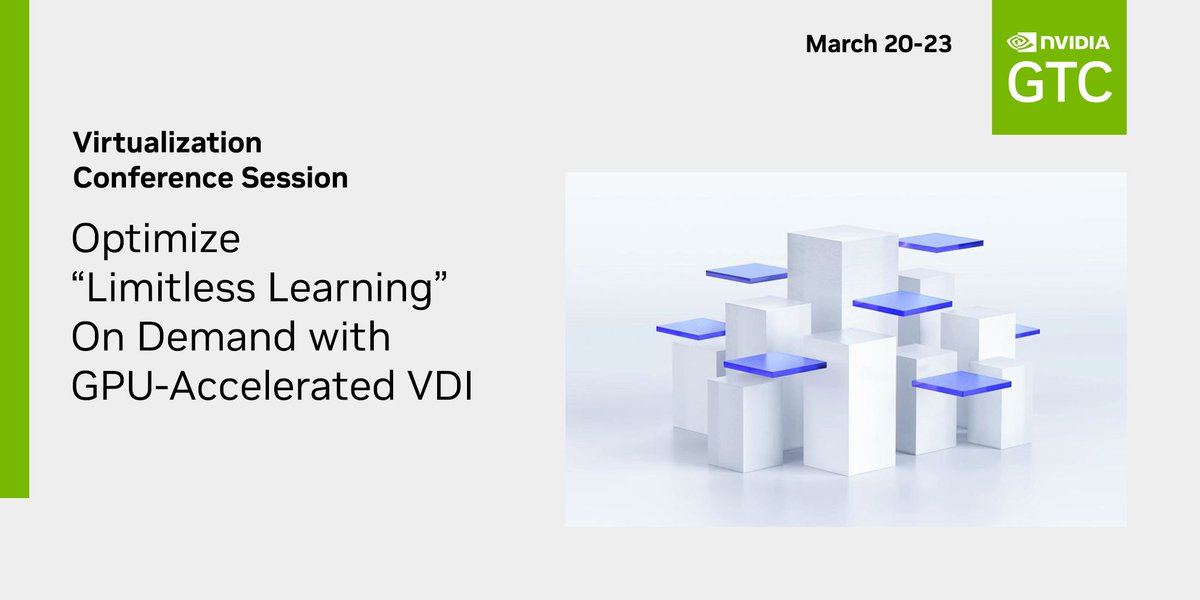 Explore how an entire school district leveraged a GPU-accelerated virtual desktop infrastructure (VDI) to deliver “anytime, anywhere” education for 20,00 users without compromising performance or security. #GTC23 #vGPU nvda.ws/3IXc00E