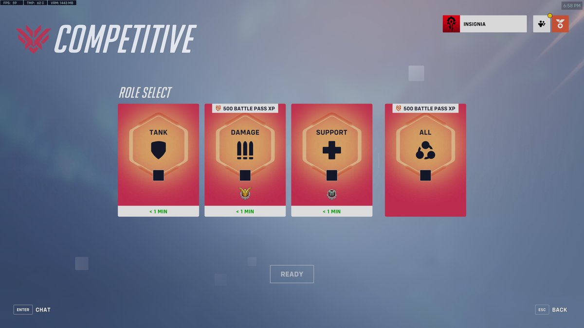 ioStux's tweet image. A DPS player shouldn't have &amp;lt;1 minute queue times in Master/GM games. In Gold/Plat? Sure, maybe. But in Masters+ just taking the first 10 players you can find and putting them into a match in 2 seconds isn't good matchmaking... I remember waiting 10 minutes for great games.