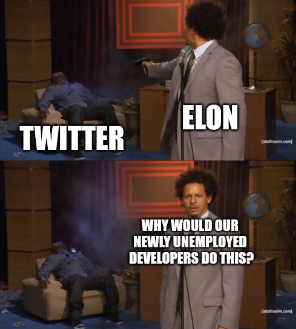 VivalaCoinBTC's tweet image. Sometimes you just have to laugh... #TwitterDown #TwitterAPI