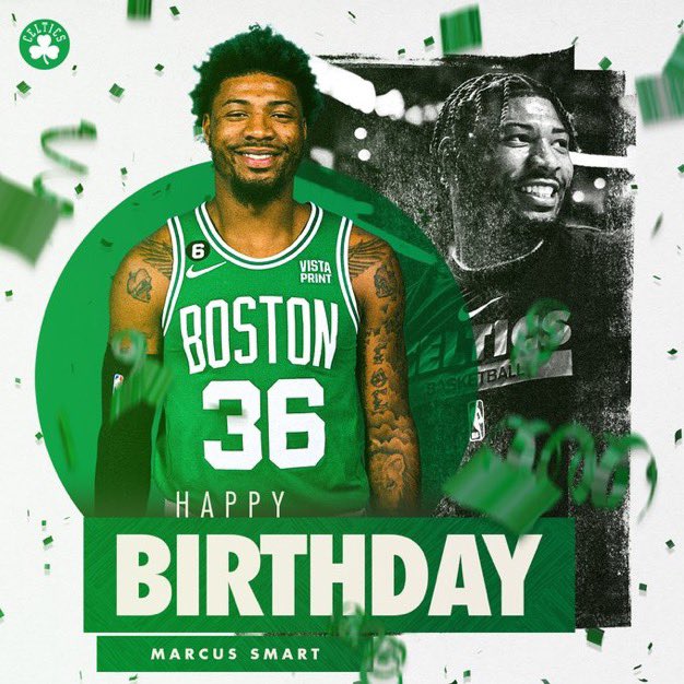 Everyone wish Marcus Smart a happy birthday or you not a real Celtics fan period  