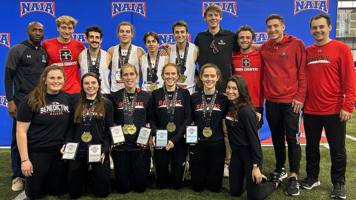 .<a href="/RavenTrackXC/">Benedictine Track/XC</a> earns 11 All-America honors at NAIA Indoor Championships   ravenathletics.com/x/z5grq #UnleashGreatness