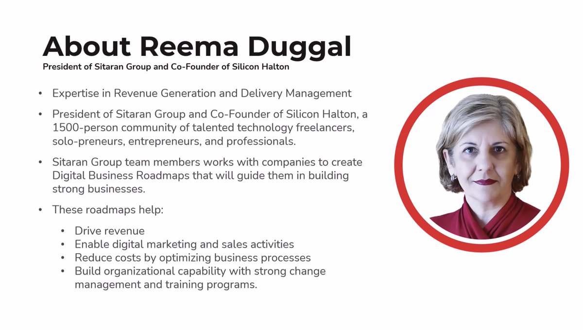 WEtech Alliance (@wetechalliance) on Twitter photo #womenentrepreneurs - today was the info session, the start of the Roadmap to MVP program!
Learn a bit about the program facilitator, <a href="/reemaduggal/">Reema Duggal</a>, Co-Founder of <a href="/SiliconHalton/">Silicon Halton</a> and President of Sitaran Group: #womenentrepreneurs - today was the info session, the start of the Roadmap to MVP program!
Learn a bit about the program facilitator, <a href="/reemaduggal/">Reema Duggal</a>, Co-Founder of <a href="/SiliconHalton/">Silicon Halton</a> and President of Sitaran Group: