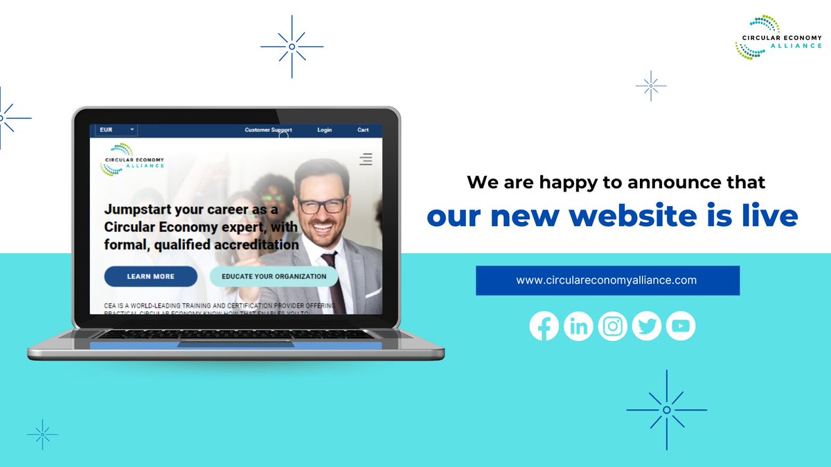 Welcome to our #officialwebsite! circulareconomyalliance.com 
Deep dive into our scaled-up offerings, additional services and connect with like-minded peers in the domain all in one place. 
#CEAWebsiteLaunch #CEAupgradedoffering #CEAcertification #Circularcourses