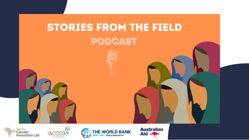 ZahraNajaf's tweet photo. 🎤🎤Women's groups enable women to become agents of economic &amp; social change. The South Asia Gender Innovation Lab is pleased to announce the launch of Stories from The Field, a podcast that documents the experiences of key stakeholders! 
🎤🎤
https://t.co/anSQh5QLE5 https://t.co/mAYqxoun0Q