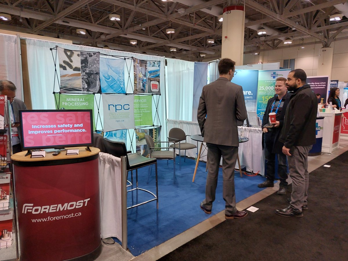 NB_RPC's tweet image. We&apos;re here at the #PDAC2023! Be sure to drop by booth 431 and say hi to Leo and Alex! #mineralprocessing #bioleaching #hydrometallurgy #pyrometallurgy