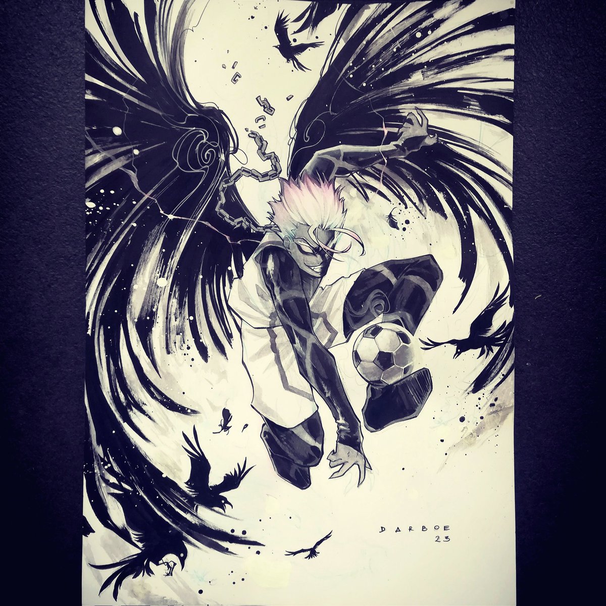 It's been a year since i first picked up Blue Lock and i absolutely love this series, especially this idiot🖤

Also thanks to every single one of you for the birthday wishes folks! I'm still trying to reply to everyone even after two days!
#bluelockfanart #bluelock #ShidouRyusei