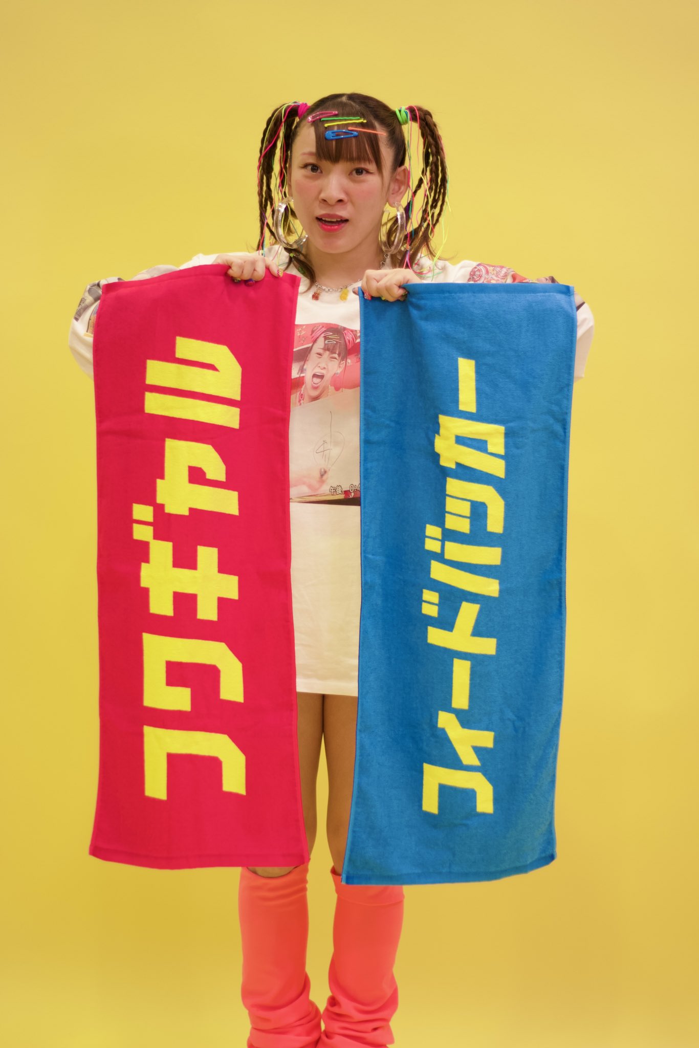 ⭐︎即購入可⭐︎ フワちゃん ANN0 フィードバッカー タオル フワちゃんのフェイスタオル フィードバッカー : フワちゃん