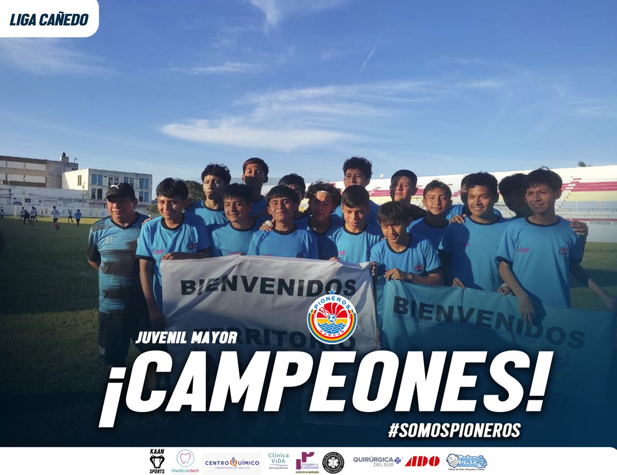 ¡Muchas felicidades a nuestros campeones de la Liga Guillermo Cañedo!

Estamos sumamente orgullosos de sus resultados🐍🤩 

#SomosPioneros #PionerosNosUne #PionerosFC