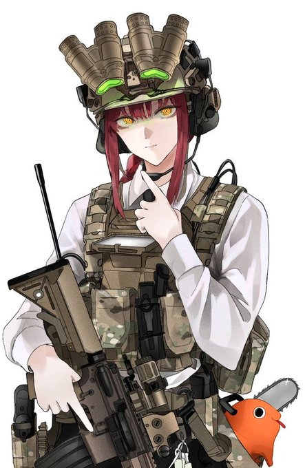 「1girl m4 carbine」 illustration images(Latest)