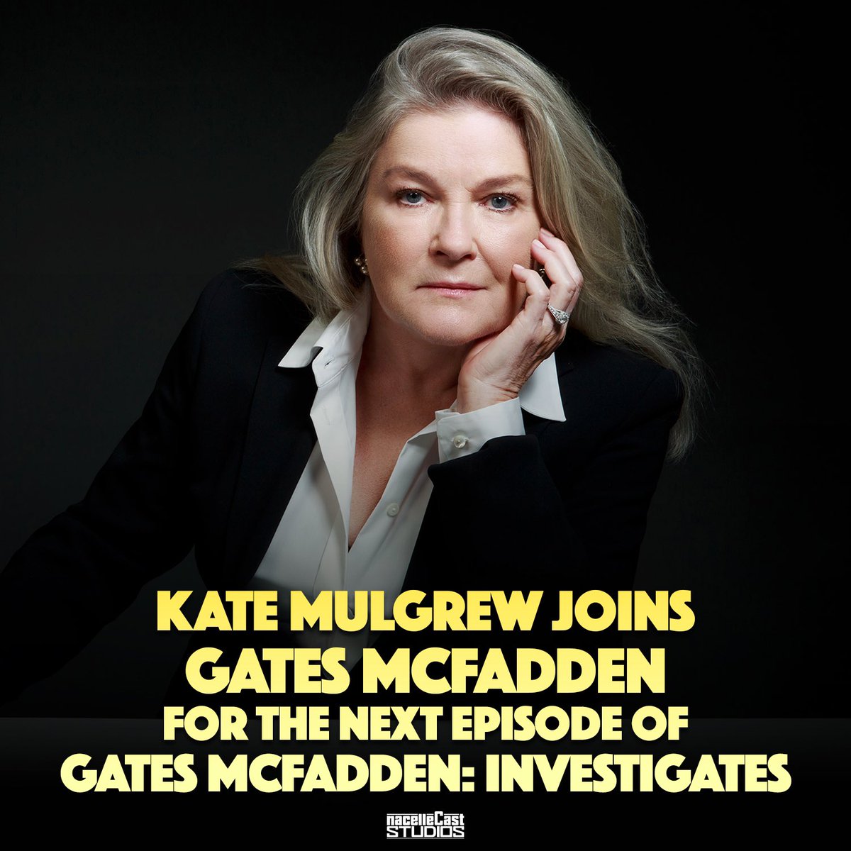 Tune in tomorrow 3/6 for episode three, of Gates McFadden: InvestiGates , where <a href="/gates_mcfadden/">Gates McFadden</a> sits down with the wonderful Kate Mulgrew!! 
<a href="/TheKateMulgrew/">Kate Mulgrew</a> 
#nacellecompany #GatesMcFadden #newepisode #NewEpisodeAlert 
#katemulgrew