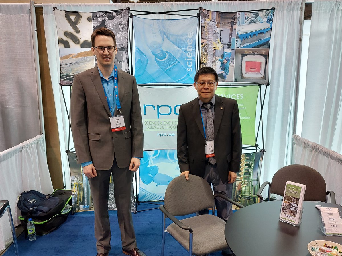 NB_RPC's tweet image. We&apos;re here at the #PDAC2023! Be sure to drop by booth 431 and say hi to Leo and Alex! #mineralprocessing #bioleaching #hydrometallurgy #pyrometallurgy