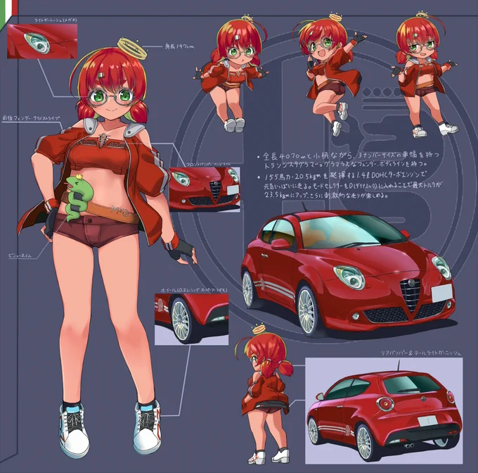 愛車擬人化娘・MiToちゃんのあれこれ 