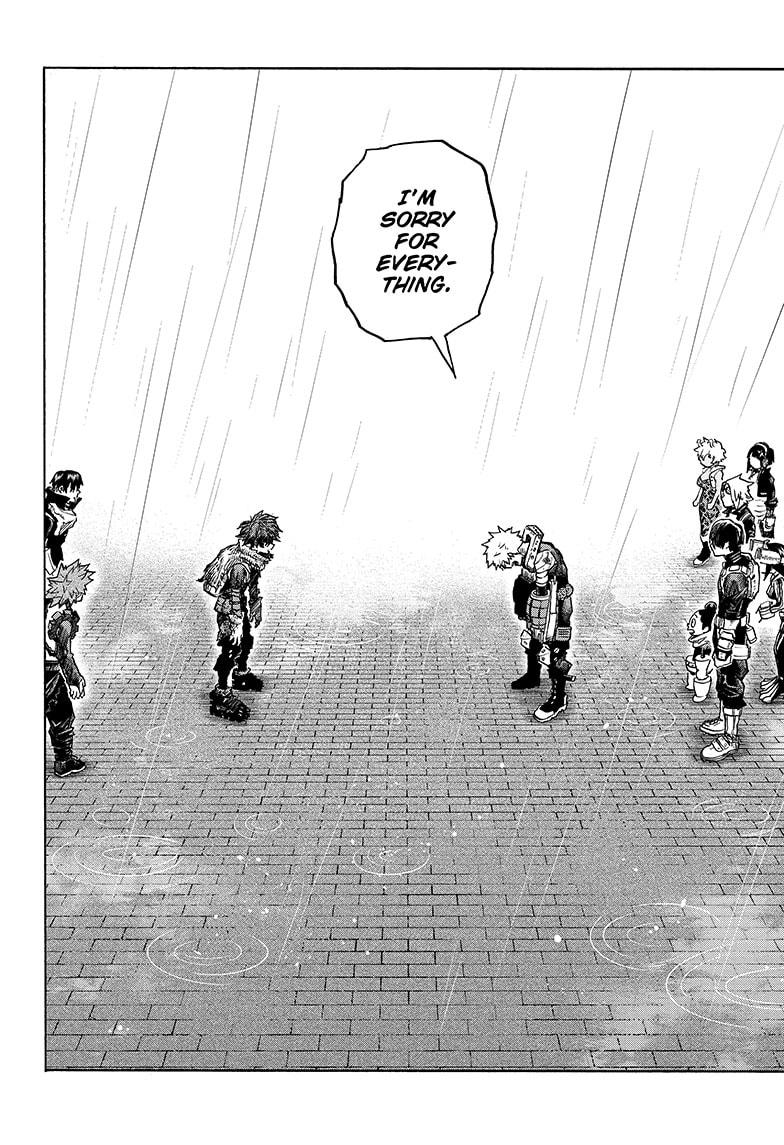 oh horikoshi has a thing for bkdk and the rain and i love it 