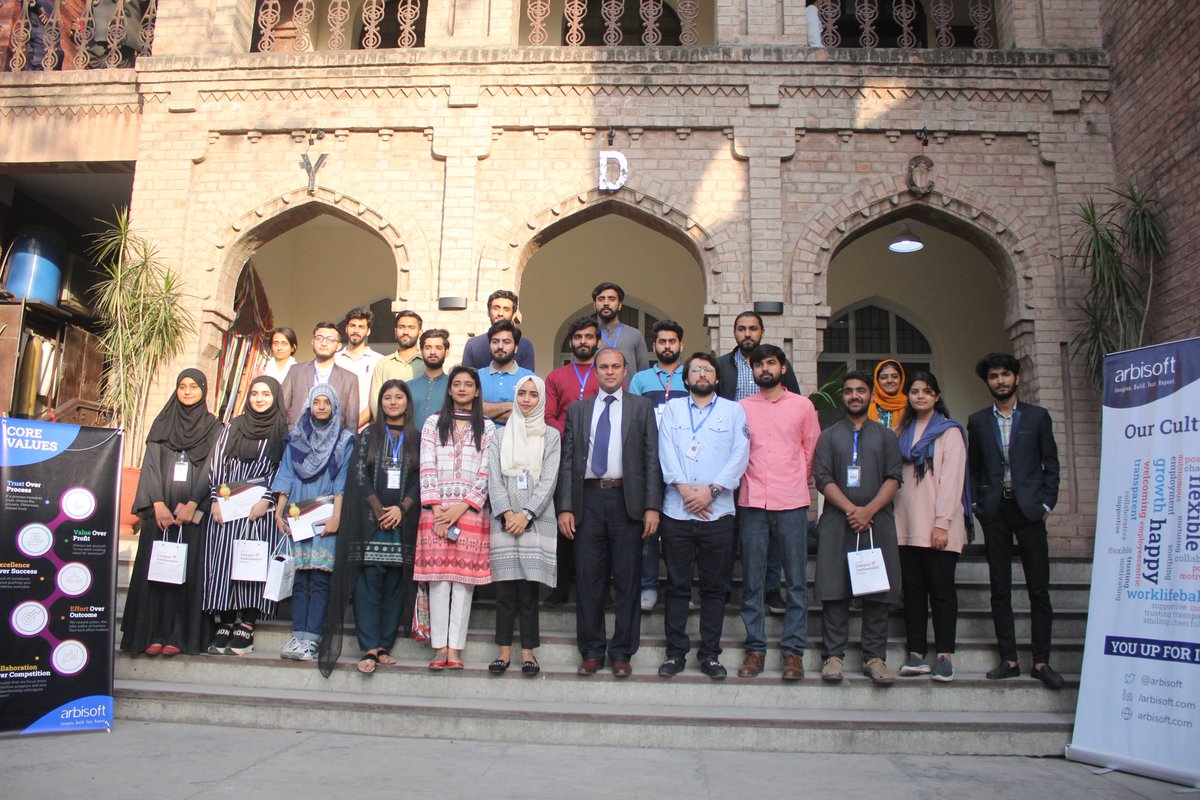 _gcuacm's tweet photo. Recapping a successful day of learning and growth! 

Our mock interview session and post-seminar were a hit among students. 

GCU-ACM Student Chapter extends its gratitude to Arbisoft for making this event possible.

@arbisoft @gcuniversitylhr

#arbisoft #gcuacm #gculahore #GCUL https://t.co/6dZ7V2j6Cr