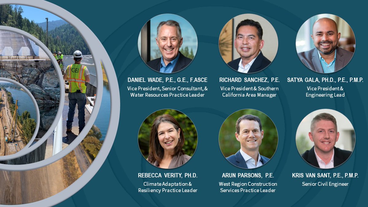 GEIConsultants's tweet image. Just two days until the Dam and Levee Resilience Conference, March 8 &amp;amp; 9, presented by the Los Angeles and San Francisco #SAME posts. We hope to see you there! 

ow.ly/N3GL50N9H6p

#TeamGEI #aginginfrastructure #publicsafety
