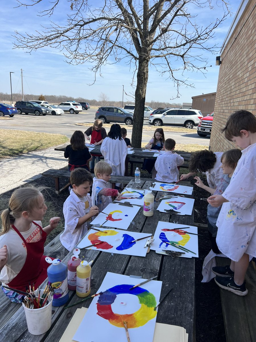 Amanda Ruyle (@principalruyle) on Twitter photo Beautiful day to create color wheels outside with the fabulous Ms. Timmons! <a href="/twomileprairie/">Two Mile Prairie Elem</a> #prairieproud <a href="/cpsfinearts/">CPS Fine Arts</a> Beautiful day to create color wheels outside with the fabulous Ms. Timmons! <a href="/twomileprairie/">Two Mile Prairie Elem</a> #prairieproud <a href="/cpsfinearts/">CPS Fine Arts</a>
