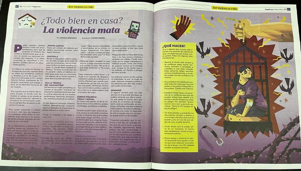 mentxaka's tweet photo. Se publicó este artículo para la revista de Coppel, gracias por el espacio para colaborar aquí y con estos temas @doraifrancod 💜 https://t.co/x8dMlWbqS0
