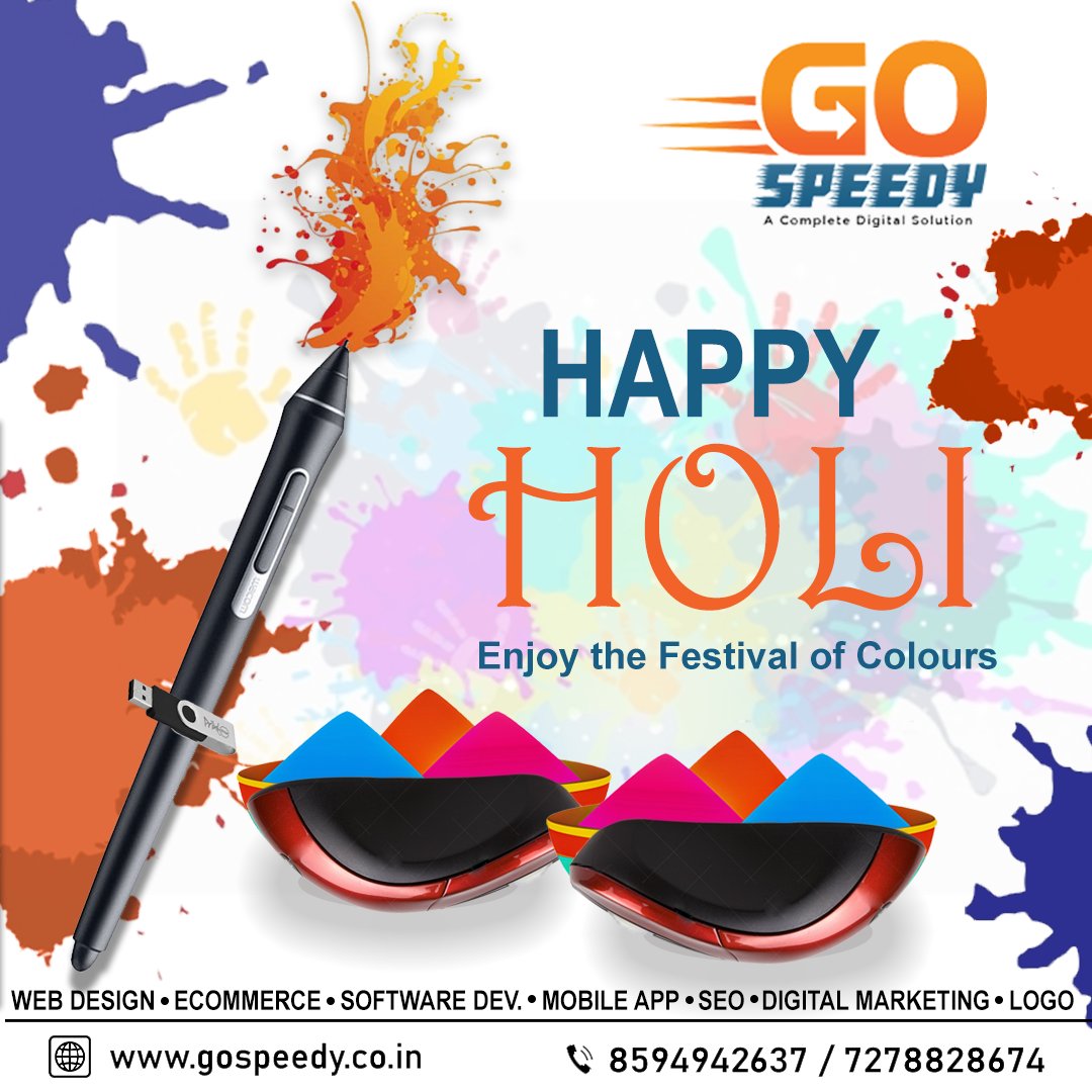 _gospeedy's tweet photo. May this Holi bring to your life the colors of happiness and fill you with excitement for the next adventure of your life. Happy Holi! https://t.co/ezGxfaBsmO