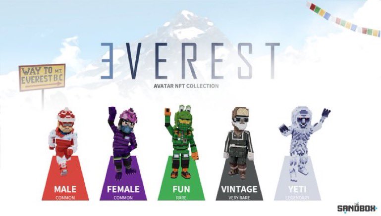 🏔️ 3VEREST WL GIVEAWAY 🏔️ 

1,953 Mountain Climbers Are Ready For The Ultimate Adventure To The Top Of The World 🌎 

- Playable In The Sandbox 
- FREE MINT For WL

Prize 🏆 
- 5x WL Spots

To Enter:
1️⃣ Follow <a href="/3VEREST_camp/">3VEREST</a>
2️⃣ ❤️ + ♻️
3️⃣ Tag 3 Friends

⏳ 48 Hours ⏳

#NFT #ad