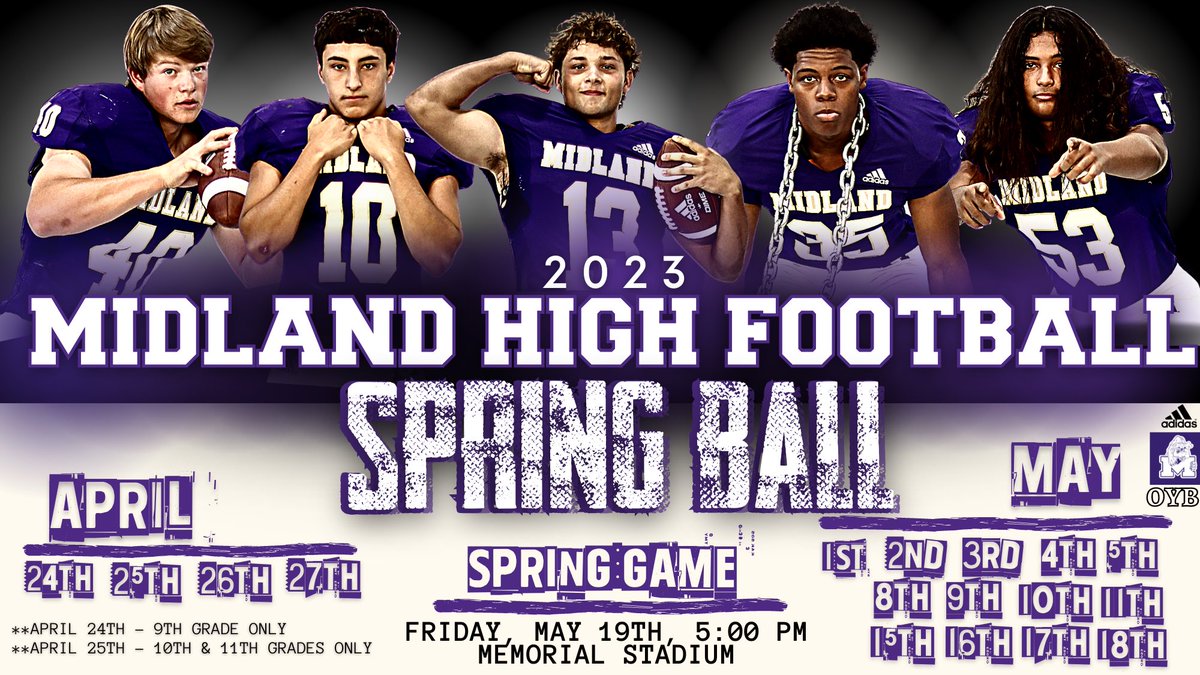 Did someone say Spring Ball?🤔

🟣⚪️

#OYB