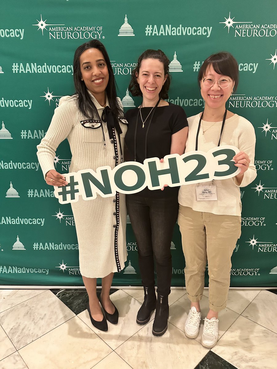 Enjoying my first #NOH23 with <a href="/PennNeurology/">University of Pennsylvania Neurology</a> colleagues! Spending the day today preparing for our Hill visits tomorrow. #AANAdvocacy