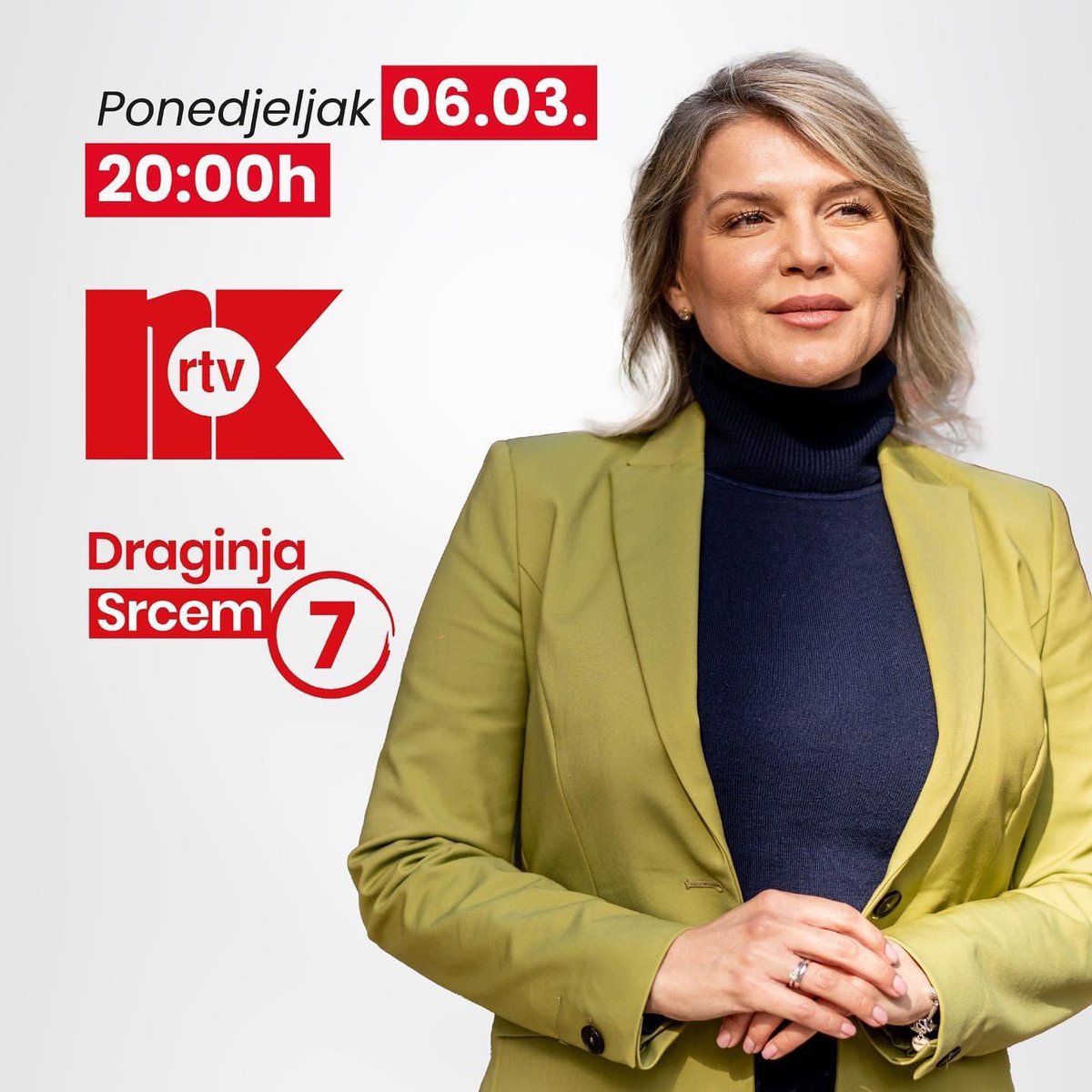 Draginja07's tweet photo. Večeras na RTV Nikšić pogledajte intervju sa kandidatkinjom za predsjednicu Crne Gore.
#draginjasrcem #srcem https://t.co/aGSnRQQQXj