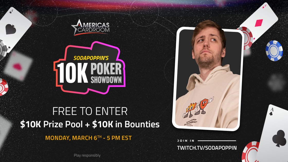 ChanceMorris On Twitter Sodapoppin s Poker Tournament 10 000 Prize Chancemorris on twitter sodapoppin s poker tournament 10 000 prize